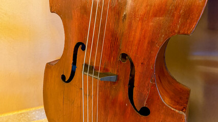 Aged cello whispers forgotten symphonies, echoing with autumnal nostalgia, perfect for World Music Day and Baroque festivals