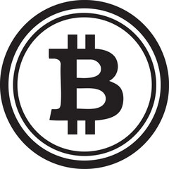Obraz premium Bitcoin Cryptocurrency Coin Silhouettes Digital Money Investment Global Finance