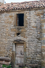 Draguć Town in Istra, Croatia