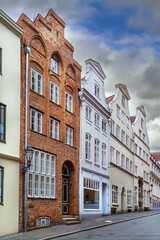 Street in Lubeck, Germany