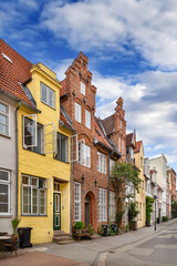 Fototapeta premium Street in Lubeck, Germany