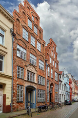 Street in Lubeck, Germany