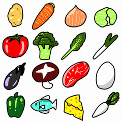 様々な食材16点セット