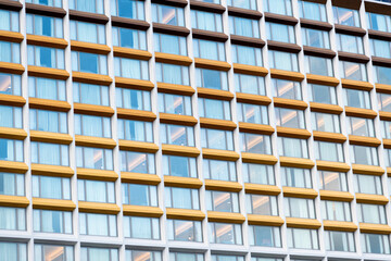 Facade of modern office building