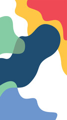 Vector Colorful liquid and fluid background