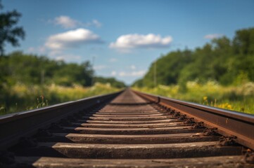 Fototapeta premium Rusty railway lines