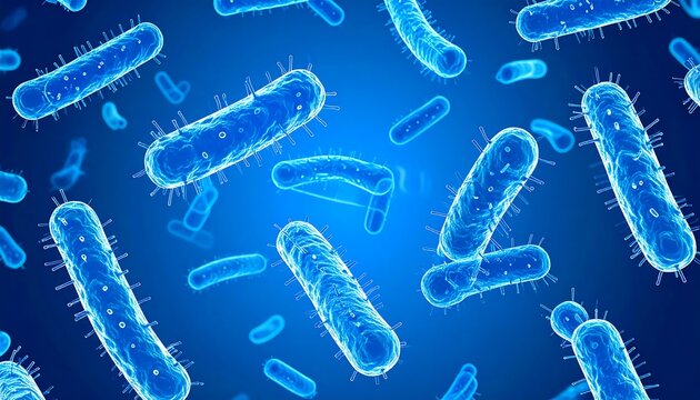 Animated microscopic bacteria (1) - Powered by Adobe