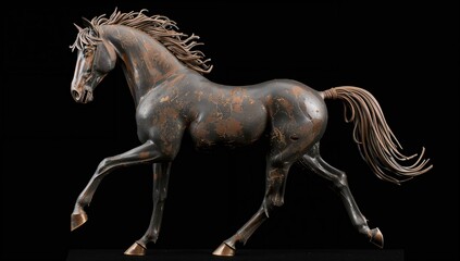 Fototapeta premium Eco-friendly metal steed