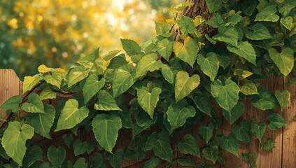 Toxic ivy vine growing in eastern regions