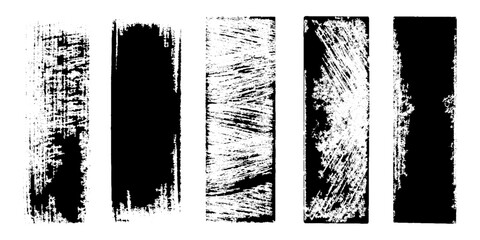 Brush paint strokes. Texture brushes and modern grunge brush lines. calligraphy brushstrokes set. Rough grunge thick paint line texture.