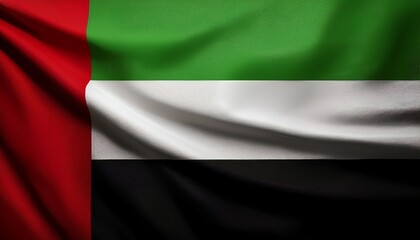 Obraz premium UAE Flag Waving Background