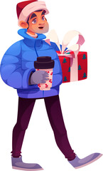 Man with Gift Box