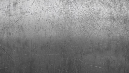 Scratch-textured stainless steel surface