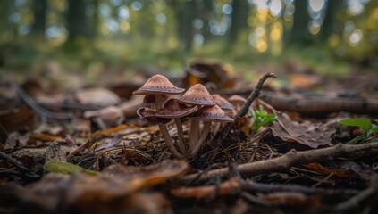 Mycena purpureofusca, also referred to as the purple edge bonnet mushroom, belongs to the Mycenaceae family of agaric fungi