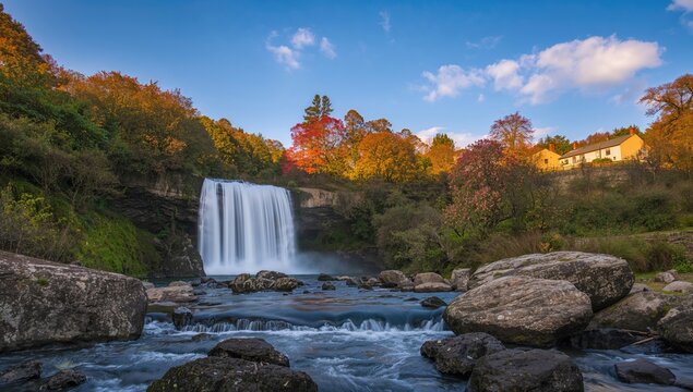 Andrew The First-Called Waterfall Located In A Small Village