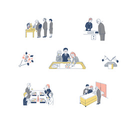 仏事のさまざまなイメージ　セット2