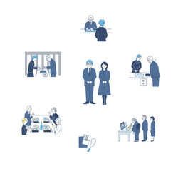 仏事のさまざまなイメージ　セット6