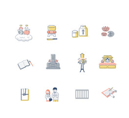 仏事いろいろ　アイコンセット2