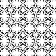 black and white seamless pattern
