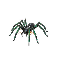 Obraz premium Mechanical Spider Cyberpunk Style