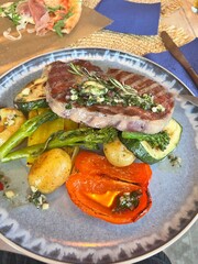 fish with vegetables