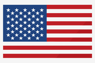 Naklejka premium united states of america flag