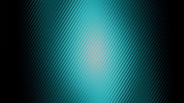 Abstract Teal Gradient Diagonal Stripes Background Seamless Loop Motion Graphic Digital Art