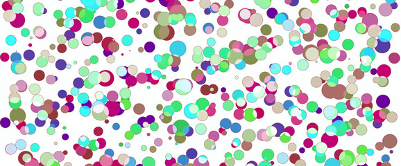 seamless pattern with colorful circles