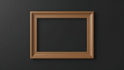 Large frame display in a contemporary dark gray room setting