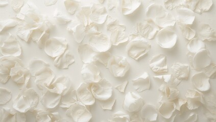 Blurred backdrop formed by rose petals