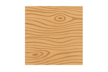 Naklejka premium Wooden texture background vector illustration with natural wood grain pattern and knots, transparent background