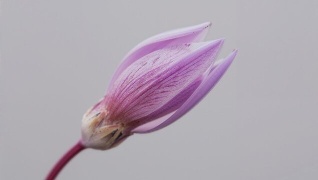 Close-Up View of a Purple Limoneum Marsh-Rosemaries Bud Flower Statice
