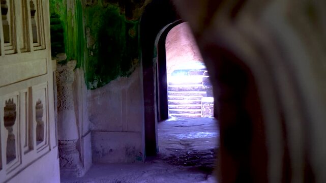 Talatal Ghar of the Ahom Kingdom at Sibsagar Assam India 4 inside shot