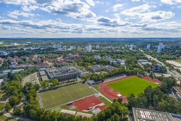 Die Metropolregion Nürnberg im Luftbild, Blick auf Nürnberg-Süd im Stadtteil Langwasser
