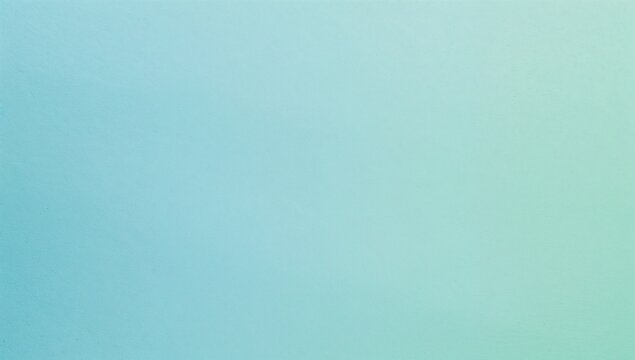 Eco-friendly blank cardboard box with clean green mint shade against a natural blue sky gradient background featuring three tones and ample space for minimal design