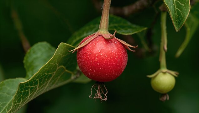 Close-up of a thriving Coccinia grandis vine in early daylight