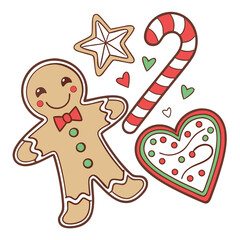 christmas gingerbread man
