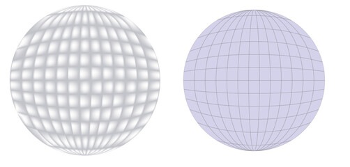 Vetor de globo espelhado de festa com brilho metálico realista em estilo 3D minimalista