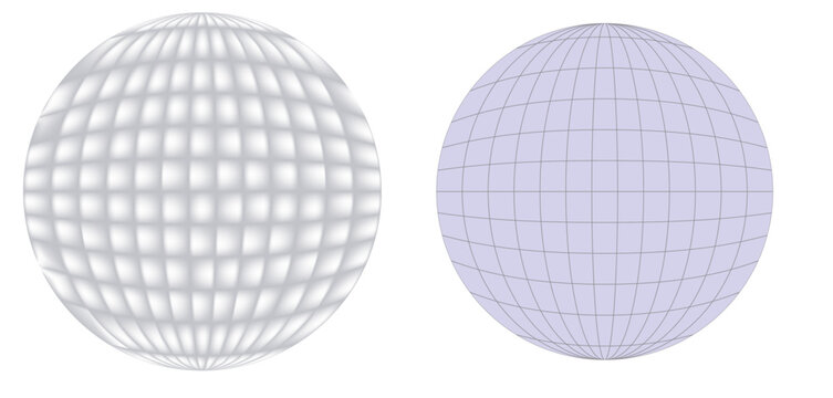 Vetor de globo espelhado de festa com brilho met&aacute;lico realista em estilo 3D minimalista