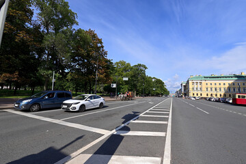 View of the center of St. Petersburg from St. Isaac's Cathedral.