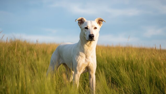 Hunting Hound Dog of the Tazy Breed