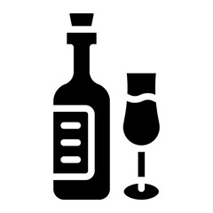 wine icon vector