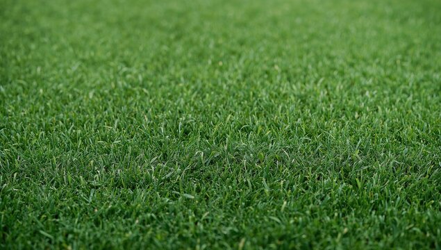 Artificial green turf surface used as a background or backdrop