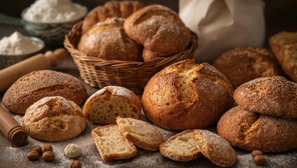 Dough and Yeast Creations: Breads, Biscuits, and Sweet Pastries
