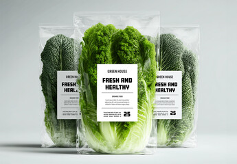 Vegetable Package Mockup