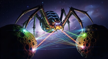 The Laser Web Weaver