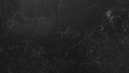 Dark marble stone with empty area, grey concrete surface. Overhead perspective