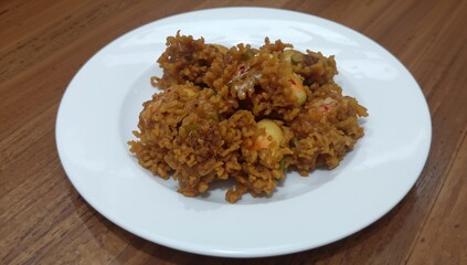 Classic Southeast Asian Vegetable Fritters Known as Bakwan or Gorengan