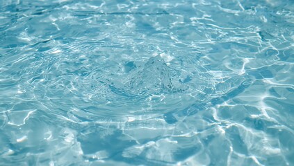 Ripple on the surface of the water