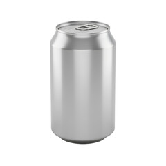 Sleek aluminum beverage container elegantly poised offering a contemporary refreshment option